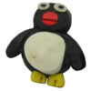 Polymer Clay Cabochon, Penguin, handmade, black 