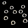 Maschine Cut Eisen Geschlossen Sprung-Ring, Kreisring, plattiert, keine, 3x0.5mm, ca. 20000PCs/kg, verkauft von kg