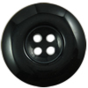4-Loch Kunststoff Knopf, ABS Kunststoff, Münze, keine, 30x5mm, Bohrung:ca. 4mm, verkauft von PC