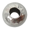 Abalorios de acero inoxidable, Esférico, color original, 3mm, agujero:aproximado 1mm, Vendido por UD