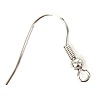 Stainless Steel Hook Earwire, with loop, original color 