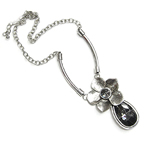 Fashion Statement Necklace, Zinc Alloy, with iron chain, lead & nickel free .5 Inch 