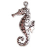 Zinc Alloy Animal Pendants, Seahorse, plated nickel, lead & cadmium free Approx 3mm, Approx 
