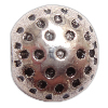 Zinc Alloy Large Hole Beads, Drum, hammered nickel, lead & cadmium free Approx 4mm, Approx 