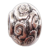 Zinc Alloy Large Hole Beads, Drum nickel, lead & cadmium free Approx 4mm, Approx 