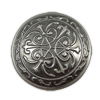 Zinc Alloy Shank Button, Coin, plated, nickel, lead & cadmium free Approx 3mm 