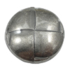 Кнопка хвостовик сплава цинка, цинковый сплав, плакированный, не содержит никель, свинец отверстие:Приблизительно 2mm, продается PC