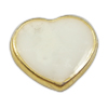 Plastic Shank Button, ABS Plastic, Heart, plated Approx 3mm 