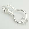 Sterling Silver Hook and Eye Clasp, 925 Sterling Silver 