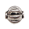 Zinc Alloy Corrugated Beads, Lantern, plated nickel, lead & cadmium free Approx 2mm, Approx 