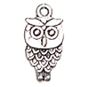 Zinc Alloy Animal Pendants, Owl, plated nickel, lead & cadmium free Approx 1.5mm, Approx 