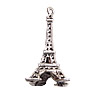 Zinc Alloy Building Pendants, Tower, plated nickel, lead & cadmium free Approx 2mm, Approx 
