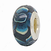 Brass Core European Polymer Clay Beads, Rondelle, brass double core without troll Approx 4.5-5mm 