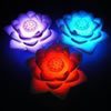 Красочные ночь Светодиодные лампы, PVC-пластик, Форма цветка, продается PC