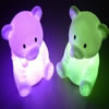 LED Colorful Night Lamp, Plastic, Bear 