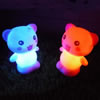 LED Colorful Night Lamp, PVC Plastic, Bear 