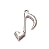 Musical Instrument Shaped Zinc Alloy Pendants nickel, lead & cadmium free Approx 1.5mm, Approx 