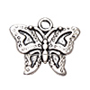 Zinc Alloy Animal Pendants, Butterfly, plated nickel, lead & cadmium free Approx 3mm, Approx 