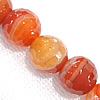 Perle Agate naturelle , agate mandchourien, Rond, Personnalisé & multiple tailles pour le choix Environ 1-1.5mm Environ 15.5 pouce, Vendu par brin