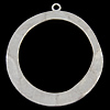 Zinc Alloy Flat Round Pendants, plated nickel, lead & cadmium free Approx 3mm 