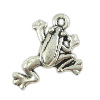Zinc Alloy Animal Pendants, Frog, plated nickel, lead & cadmium free Approx 2mm, Approx 