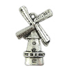 Zinc Alloy Building Pendants, plated nickel, lead & cadmium free Approx 1mm, Approx 