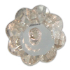 Translucent Glass Beads, Flower Approx 0.5mm 