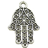 Zinc Alloy Hamsa Pendants, plated, Islamic jewelry nickel, lead & cadmium free Approx 1mm, Approx 