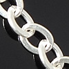 Sterling Silver Jewelry Chain, 925 Sterling Silver, plated, oval chain 