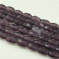 Oval Crystal Beads Grade A Inch 