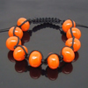 Gemstone Woven Ball Bracelets Inch 