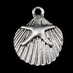 Animal Brass Pendants, Starfish cadmium free Approx 1.5mm 