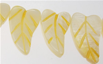 Natural Freshwater Shell Beads, Leaf Approx 15 Inch 