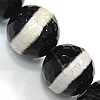 Natural Two Tone Agate Beads, Round, Customized & faceted Approx 1-1.2mm Approx 14.5 Inch 