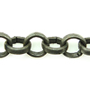 Rolo Eisenkette, Eisen, plattiert, keine, frei von Nickel, 3.5x1mm, 100m/Strang, verkauft von Strang
