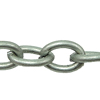 Iron Oval Chain, plated nickel free 