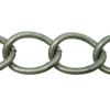 Twist ovale Einsenkette, Eisen, plattiert, keine, frei von Nickel, 12x17x2mm, 100m/Strang, verkauft von Strang