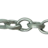 Iron Oval Chain, plated, smooth nickel free 
