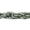Iron Rope Chain, plated nickel free 