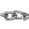 Iron Twist Oval Chain, plated nickel free m 
