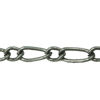 Iron Twist Oval Chain, plated nickel free 