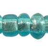 Silver Lined Glass Seed Beads, Round, silver-lined blue 