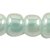 Ceylon Round  perles de verre, perles de rocaille en verre, Légèrement rond, ceylan, multiple tailles pour le choix, bleu ciel, Vendu par sac