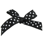 Ribbon Bow, with round spot pattern 