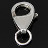 純銀製ロブスター爪留め金, 92.5％純度シルバー, メッキ, 無色 穴:約 4mm, 売り手 パソコン