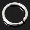Saw Cut Sterling Silver Closed Jump Ring, 925 Sterling Silver, Donut, plated 