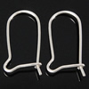 925 Sterling Silver Kidney Earwires, plated 