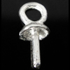 Sterling Silver Peg Bail, 925 Sterling Silver, plated Approx 1.5mm 
