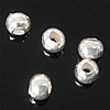 Sterling Silber Vintage Perlen, 925 Sterling Silber, Rondell, plattiert, keine, 2x1.6mm, Bohrung:ca. 0.8mm, ca. 58823PCs/kg, verkauft von kg