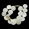 Dyed Shell Beads, Flat Round Approx 1mm Approx 15 Inch, Approx 